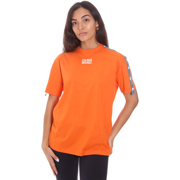 tekstylia Damskie T-shirty z krótkim rękawem Colmar 4103 6SH Pomarańczowy