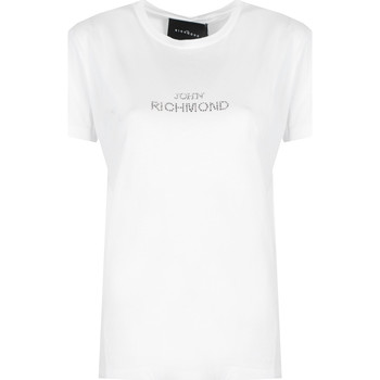 tekstylia Damskie T-shirty z krótkim rękawem John Richmond  Biały