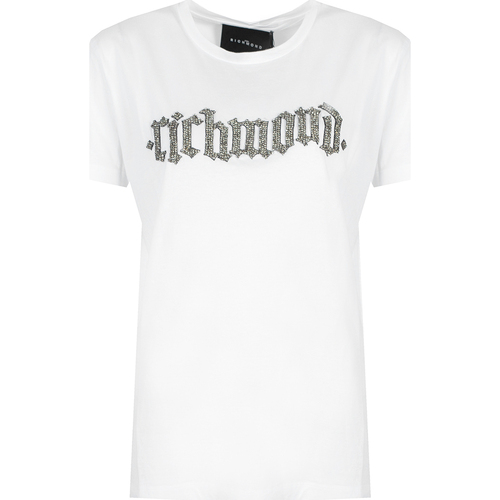 tekstylia Damskie T-shirty z krótkim rękawem John Richmond RWP20208TS | Nye Biały