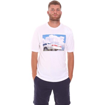 tekstylia Męskie T-shirty z krótkim rękawem Sseinse TE1825SS Biały