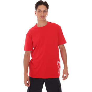 tekstylia Męskie T-shirty z krótkim rękawem Ea7 Emporio Armani 3KPT23 PJ9TZ Czerwony