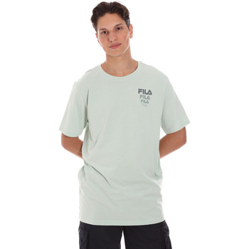 tekstylia Męskie T-shirty z krótkim rękawem Fila 689289 Zielony