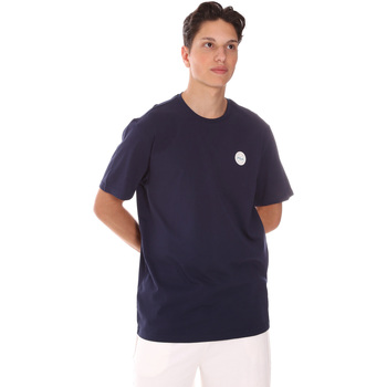 tekstylia Męskie T-shirty z krótkim rękawem Fila 689290 Niebieski