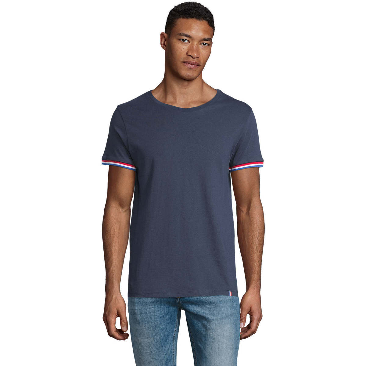 tekstylia Męskie T-shirty z krótkim rękawem Sols CAMISETA MANGA CORTA RAINBOW Niebieski