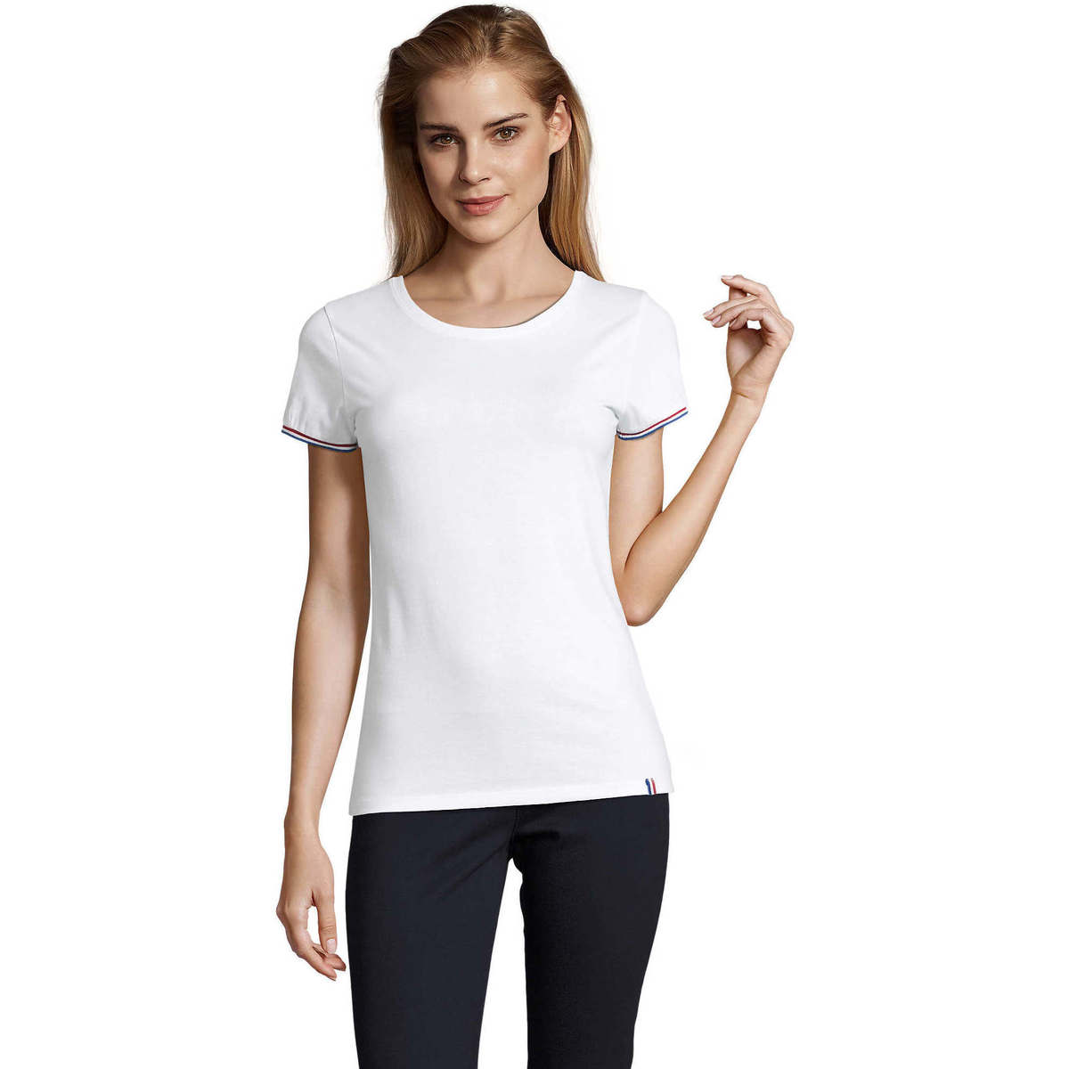 tekstylia Damskie T-shirty z krótkim rękawem Sols CAMISETA MANGA CORTA RAINBOW Biały
