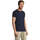 tekstylia Męskie T-shirty z krótkim rękawem Sols REGENT FIT CAMISETA MANGA CORTA Niebieski