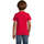 tekstylia Dziecko T-shirty z krótkim rękawem Sols REGENT FIT CAMISETA MANGA CORTA Czerwony