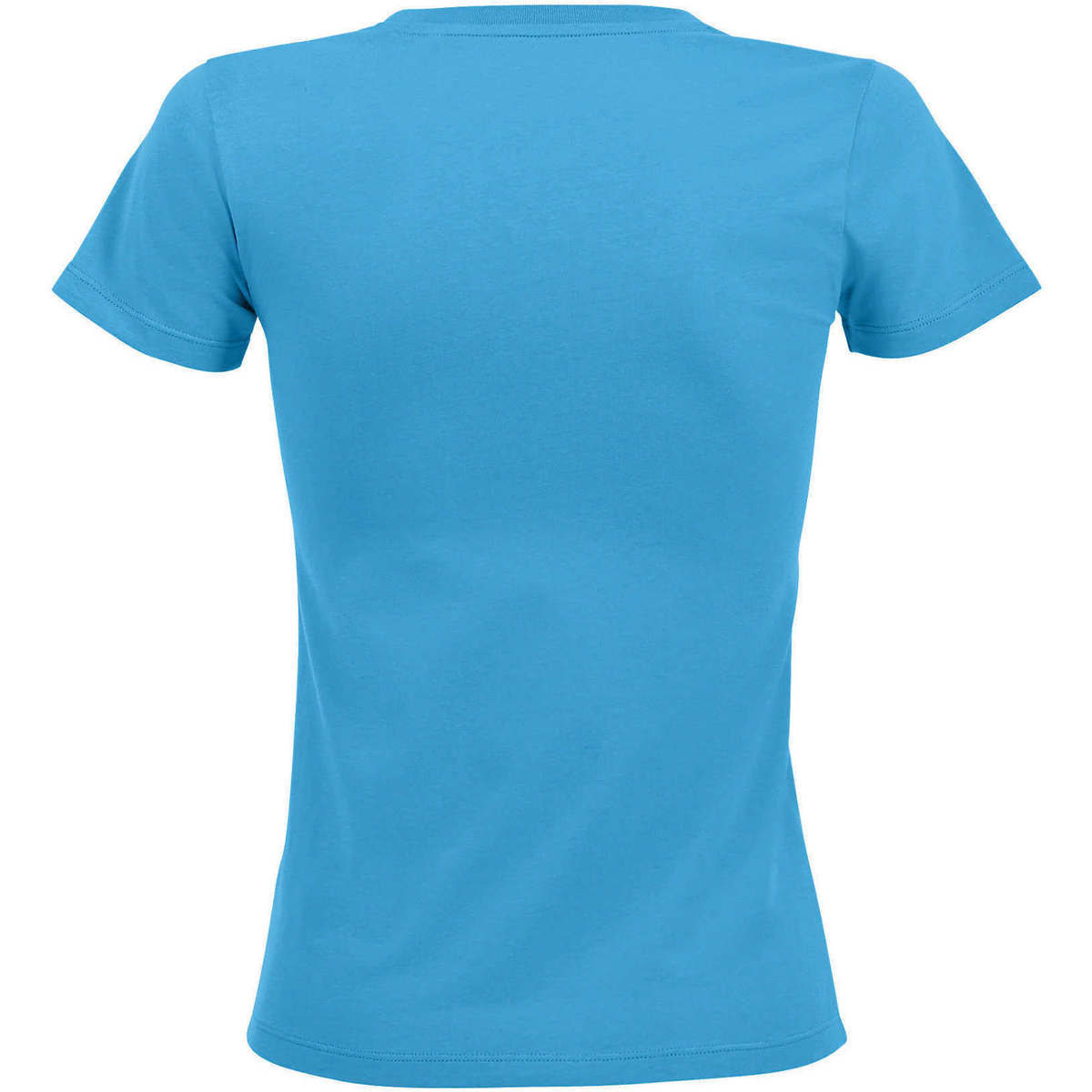 tekstylia Damskie T-shirty z krótkim rękawem Sols REGENT FIT CAMISETA MANGA CORTA Niebieski