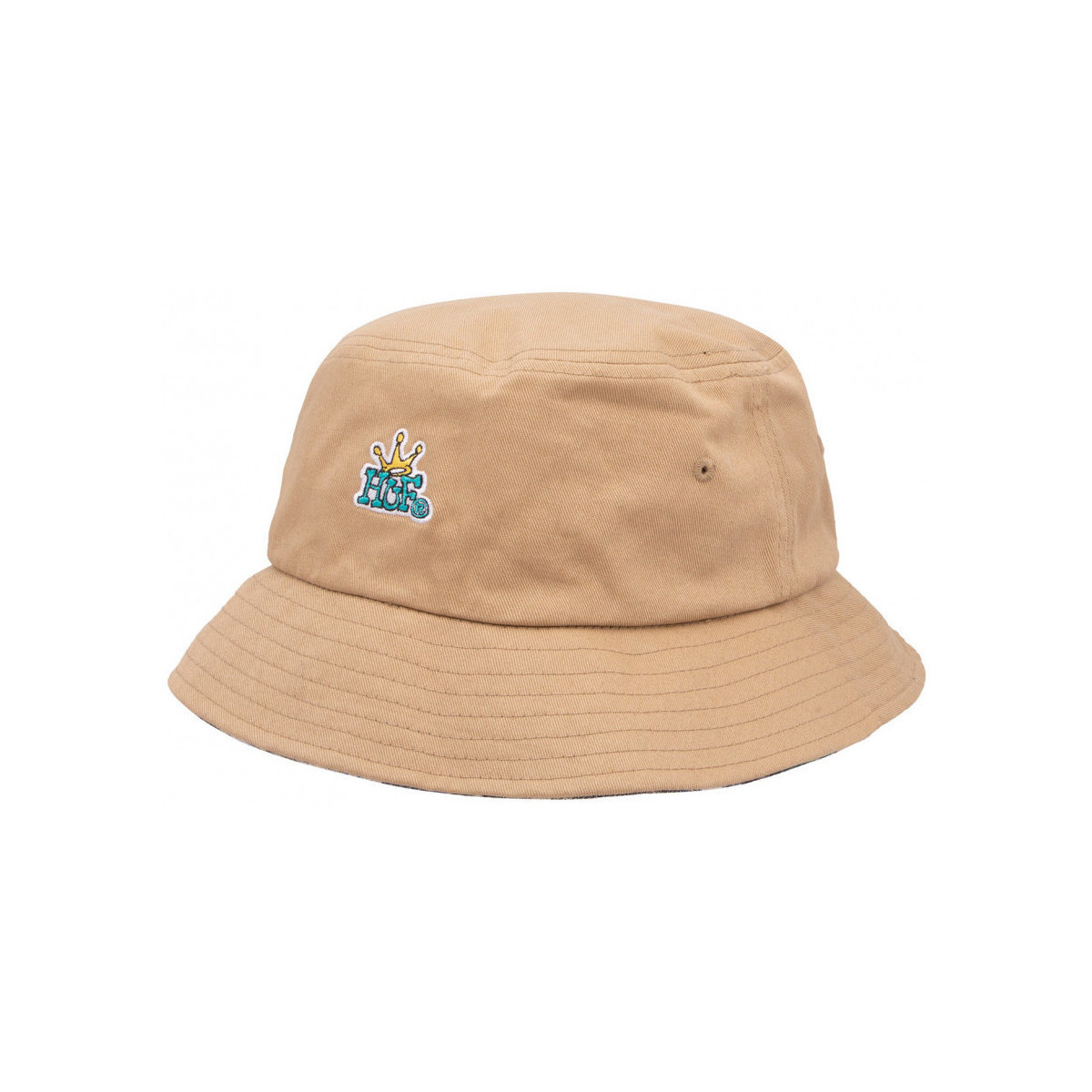 Dodatki Męskie Kapelusze Huf Cap crown reversible bucket hat Beżowy