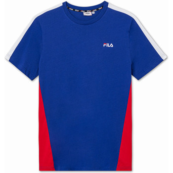 tekstylia Dziecko T-shirty z krótkim rękawem Fila 688749 Niebieski