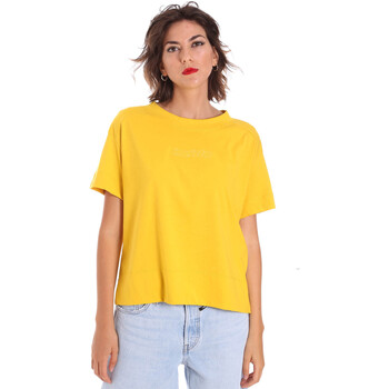 tekstylia Damskie T-shirty z krótkim rękawem Invicta 4451248/D Żółty
