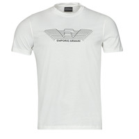 tekstylia Męskie T-shirty z krótkim rękawem Emporio Armani 3L1TFD Biały