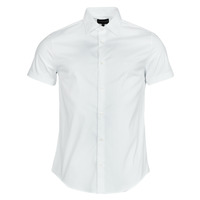 tekstylia Męskie Koszule z krótkim rękawem Emporio Armani 8N1C91 Biały