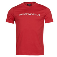 tekstylia Męskie T-shirty z krótkim rękawem Emporio Armani 8N1TN5 Czerwony