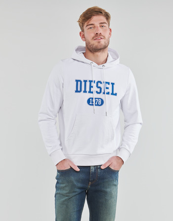 tekstylia Męskie Bluzy Diesel S-GINN-HOOD-K25 Biały