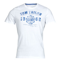 tekstylia Męskie T-shirty z krótkim rękawem Tom Tailor 1008637 Biały