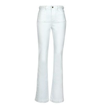 tekstylia Damskie Spodnie z pięcioma kieszeniami Morgan PSEVEN Biały