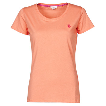 tekstylia Damskie T-shirty z krótkim rękawem U.S Polo Assn. CRY 51520 EH03 Różowy