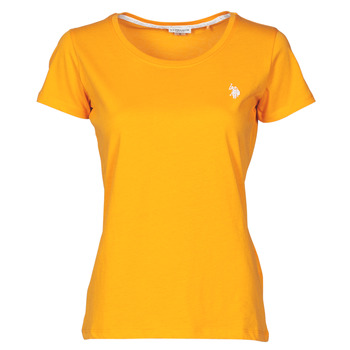 tekstylia Damskie T-shirty z krótkim rękawem U.S Polo Assn. CRY 51520 EH03 Pomarańczowy