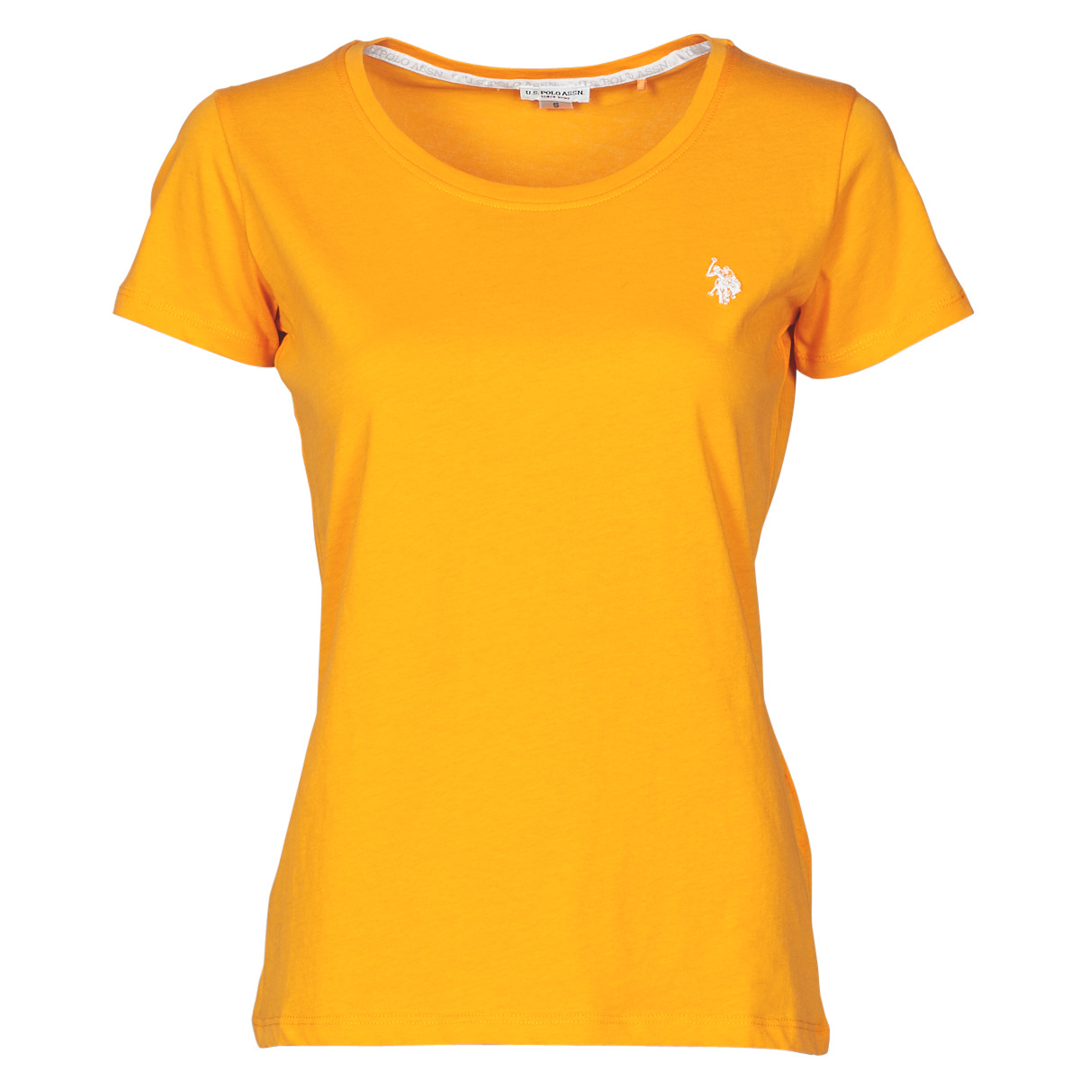 tekstylia Damskie T-shirty z krótkim rękawem U.S Polo Assn. CRY 51520 EH03 Pomarańczowy