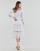 tekstylia Damskie Sukienki długie Guess 3 QTR SLV AMBERLEE DRESS Biały