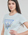tekstylia Damskie T-shirty z krótkim rękawem Guess SS CN ICON TEE Niebieski