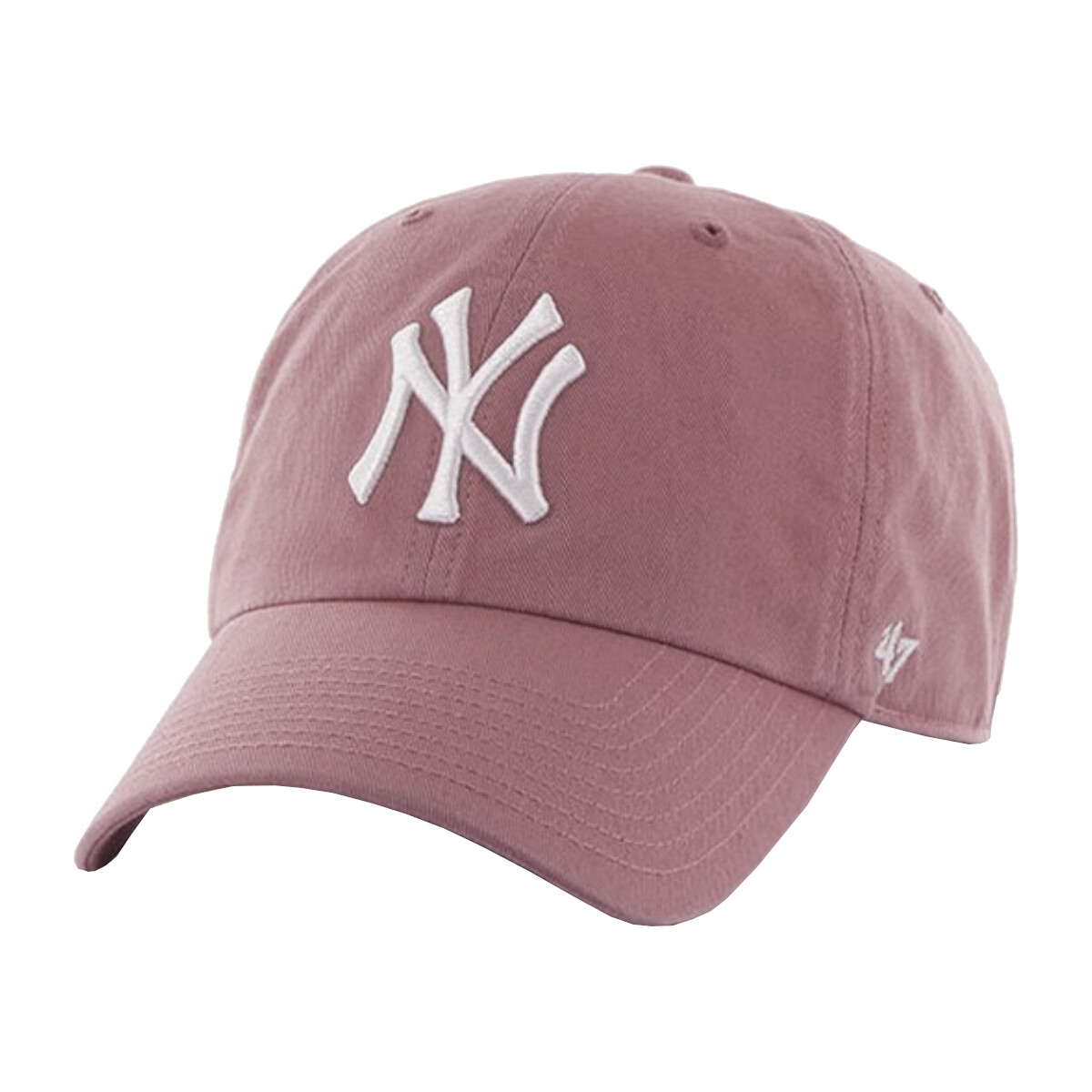 Dodatki Damskie Czapki z daszkiem '47 Brand New York Yankees MLB Clean Up Cap Różowy