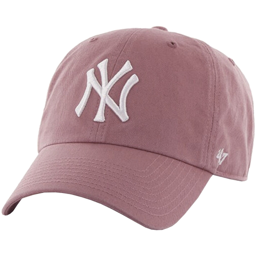 Dodatki Damskie Czapki z daszkiem '47 Brand New York Yankees MLB Clean Up Cap Różowy
