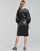 tekstylia Damskie Sukienki krótkie Karl Lagerfeld FAUX LEATHER DRESS Czarny