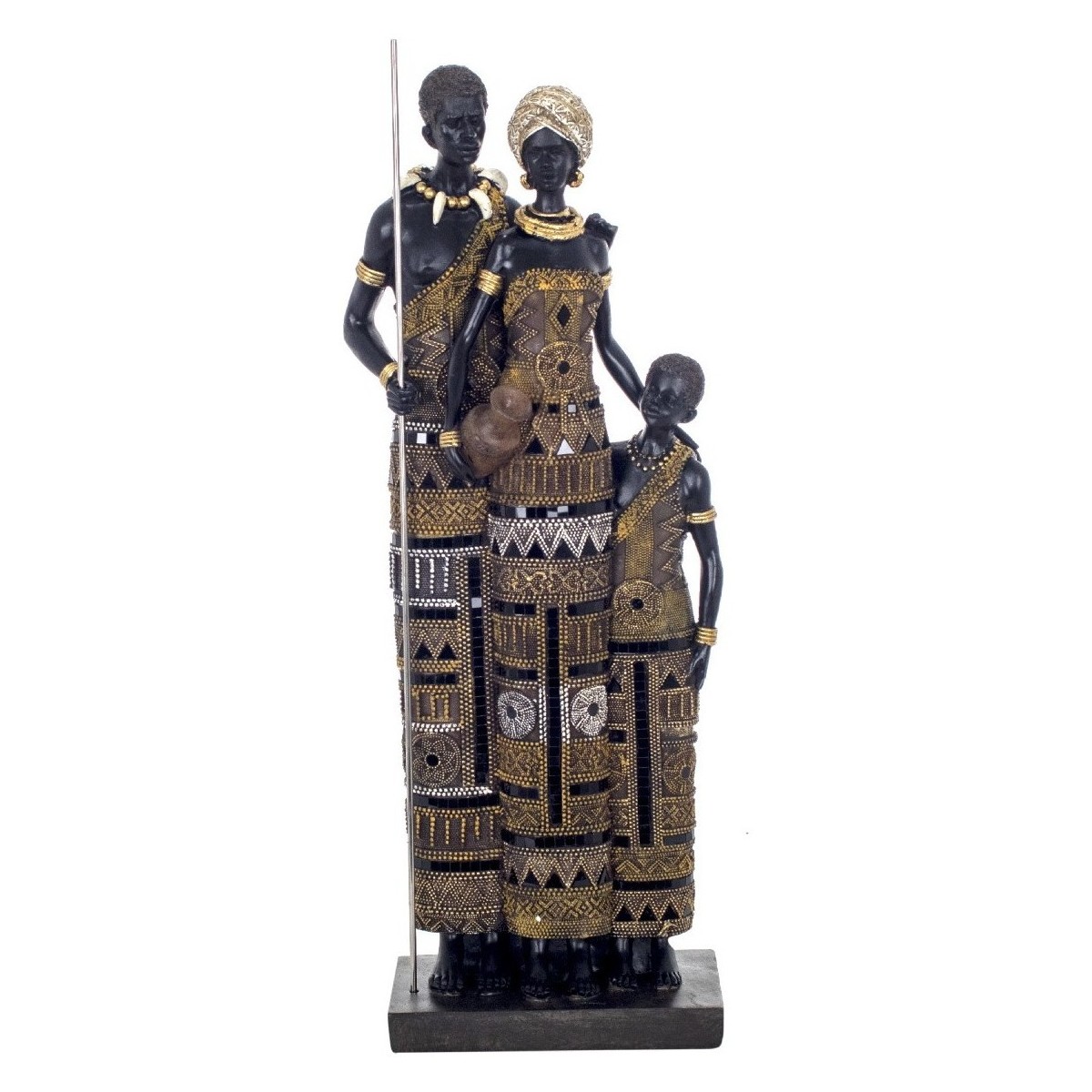 Dom Statuetki i figurki  Signes Grimalt Afrykańska Postać Czarny