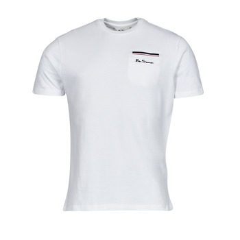 tekstylia Męskie T-shirty z krótkim rękawem Ben Sherman PIQUE POCKETT Biały