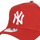 Dodatki Czapki z daszkiem New-Era CLEAN TRUCKER NEW YORK YANKEES Czerwony / Biały
