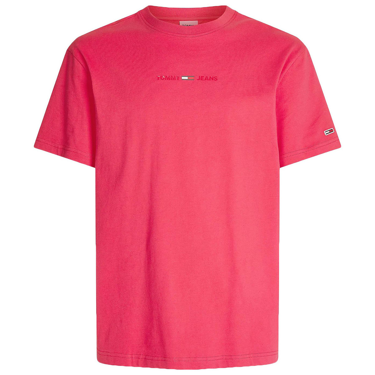 tekstylia Męskie T-shirty z krótkim rękawem Tommy Hilfiger Linear Logo Tee Różowy