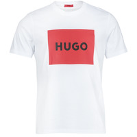 tekstylia Męskie T-shirty z krótkim rękawem HUGO Dulive222 Biały