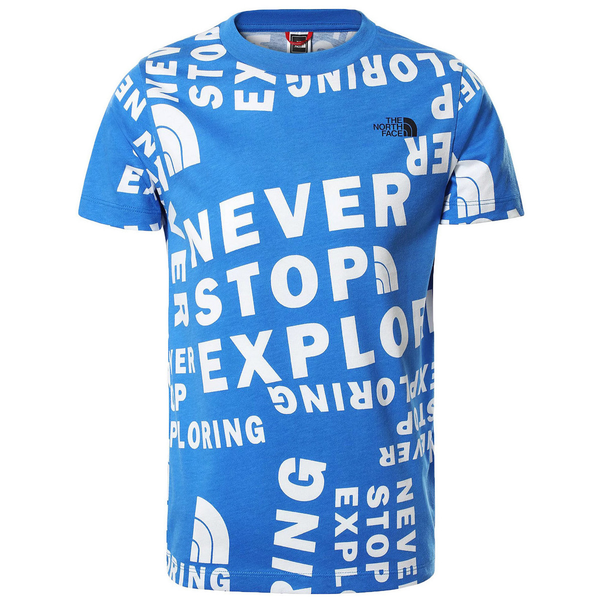 tekstylia Chłopiec T-shirty z krótkim rękawem The North Face Simple Dome Tee Kids Niebieski