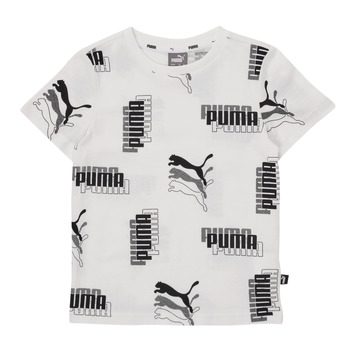 tekstylia Chłopiec T-shirty z krótkim rękawem Puma PUMA POWER AOP TEE Biały
