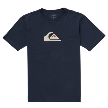 tekstylia Chłopiec T-shirty z krótkim rękawem Quiksilver COMP LOGO TEE Marine