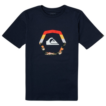 tekstylia Chłopiec T-shirty z krótkim rękawem Quiksilver UPRISE TEE Marine