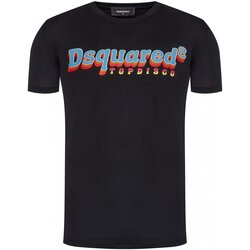 tekstylia Męskie T-shirty z krótkim rękawem Dsquared S71GD0886 Czarny