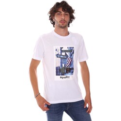 tekstylia Męskie T-shirty z krótkim rękawem Refrigiwear RM0T24400JE9101 Biały
