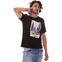 tekstylia Męskie T-shirty z krótkim rękawem Refrigiwear RM0T25500JE9101 Czarny