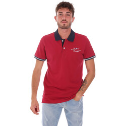 tekstylia Męskie Koszulki polo z krótkim rękawem Key Up 2G94Q 0001 Czerwony