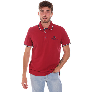 tekstylia Męskie T-shirty i Koszulki polo Key Up 2Q60G 0001 Czerwony