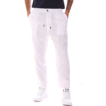 tekstylia Męskie Spodnie Gaudi 911FU25018 Biały