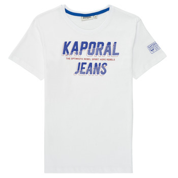 tekstylia Chłopiec T-shirty z krótkim rękawem Kaporal ROAR Biały