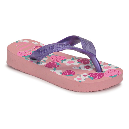 Buty Dziewczynka Japonki Havaianas KIDS FLORES Różowy / Fioletowy