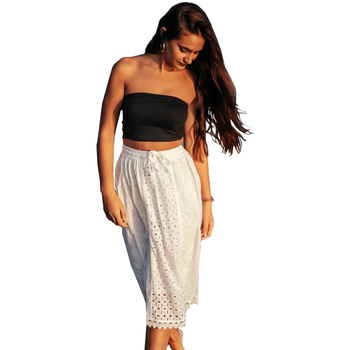 tekstylia Damskie Spódnice Isla Bonita By Sigris Spódnica Biały