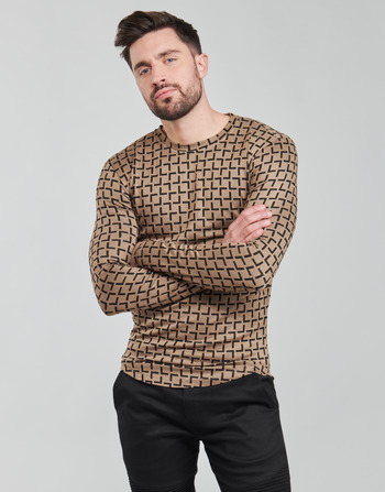 tekstylia Męskie Swetry Yurban BOX Beżowy