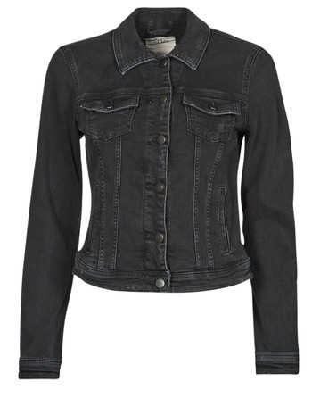 tekstylia Damskie Kurtki jeansowe Esprit OCS+LL*jacket Czarny / Dark / Wash