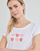 tekstylia Damskie T-shirty z krótkim rękawem Esprit BCI Valentine S Biały